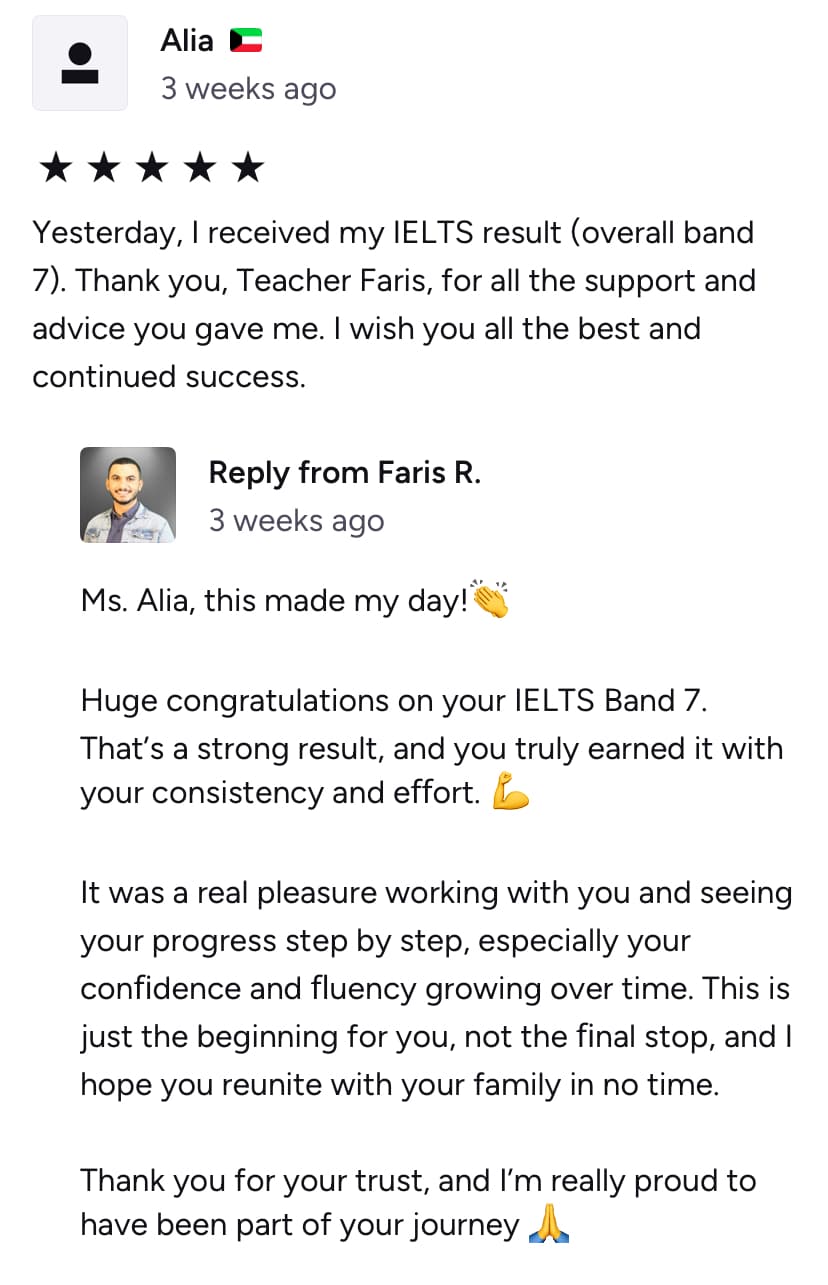 Review from Alia